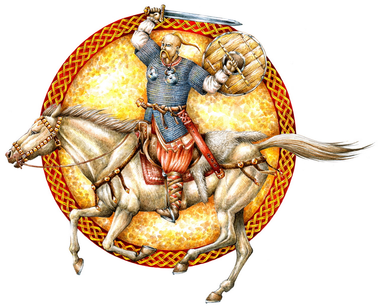 Славянский воин казак характерник